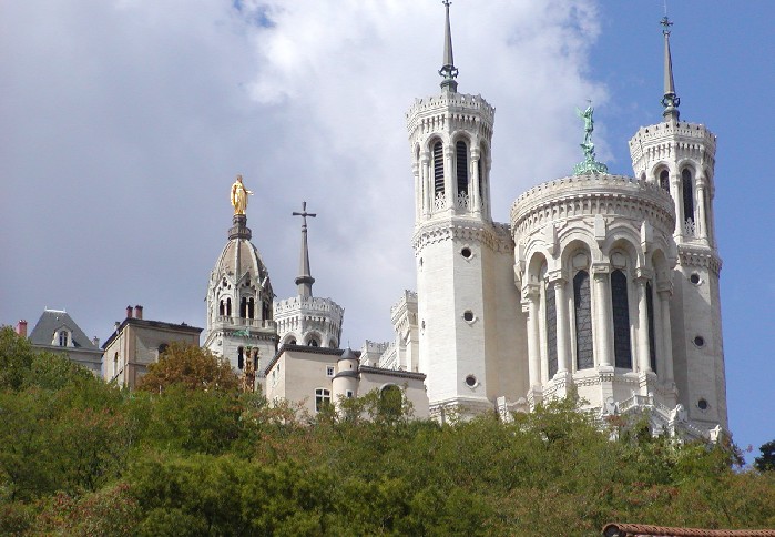 Lyon: basilique Notre-dame de Fourvi&egrave;re